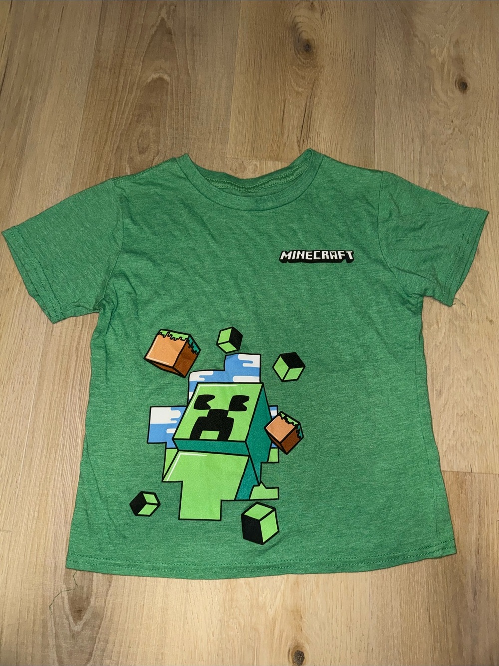 Kids Green Creeper Graphic Tee